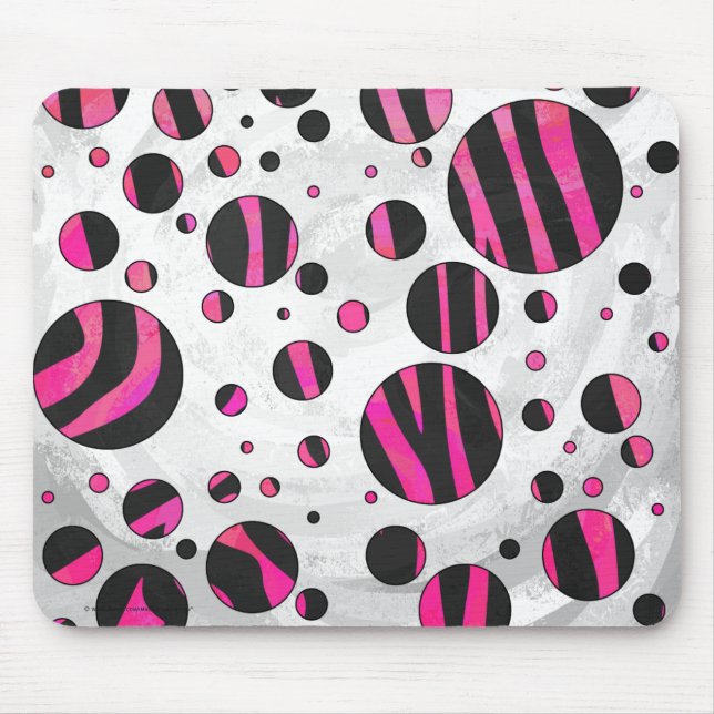 Piloka Dot Zebra Mousepad (Vorne)