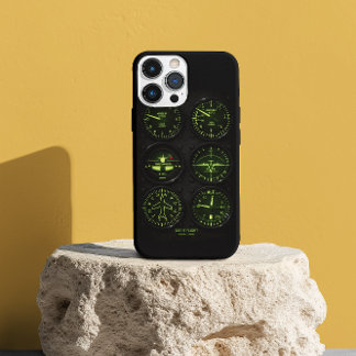 Pilot Airplane Night Flight Instruments Aviation iPhone 14 Hülle