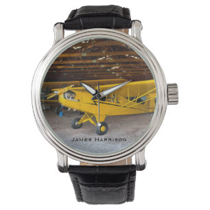 Pilot Aviation Flugzeug Foto Benutzerdefinierter N Armbanduhr