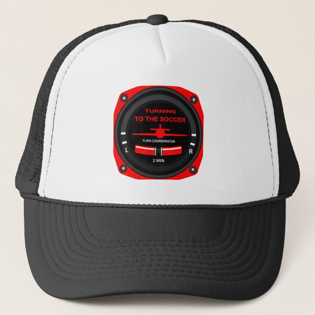 Pilot Aviation Geek Truckerkappe (Vorderseite)