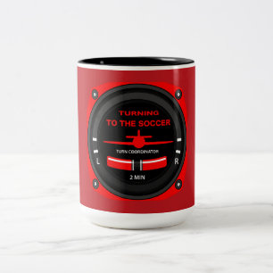 Pilot Aviation Geek Zweifarbige Tasse