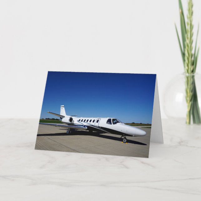 Pilot Birthday Card Karte (Vorderseite)