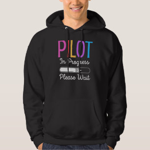 Pilot Bitte warten Pilot Hoodie