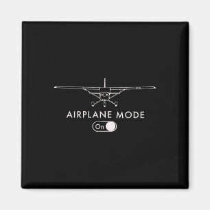 Pilot C172 Flug Geschenk Flugzeug Modus Kurzarm Magnet