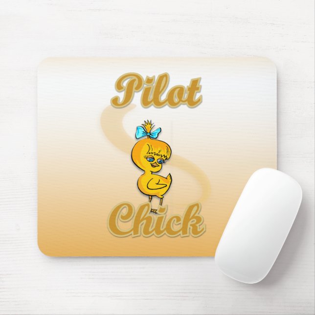 Pilot Chick Mousepad (Mit Mouse)