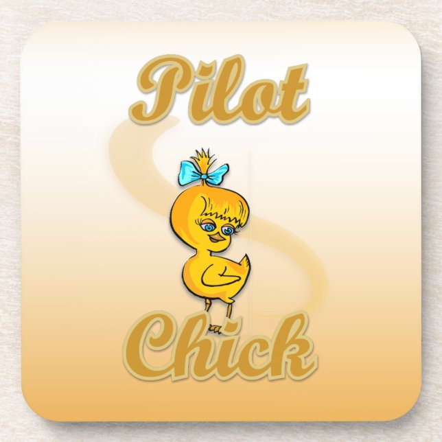 Pilot Chick Untersetzer (Vorderseite)