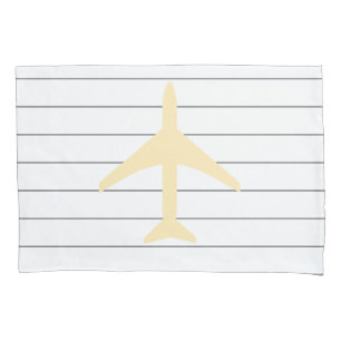 Pilot eines Funky-Flugzeug-Flugzeugs Kissenbezug