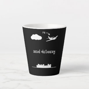 Pilot Fliegen ist mein soziales Geschenk Milchtasse
