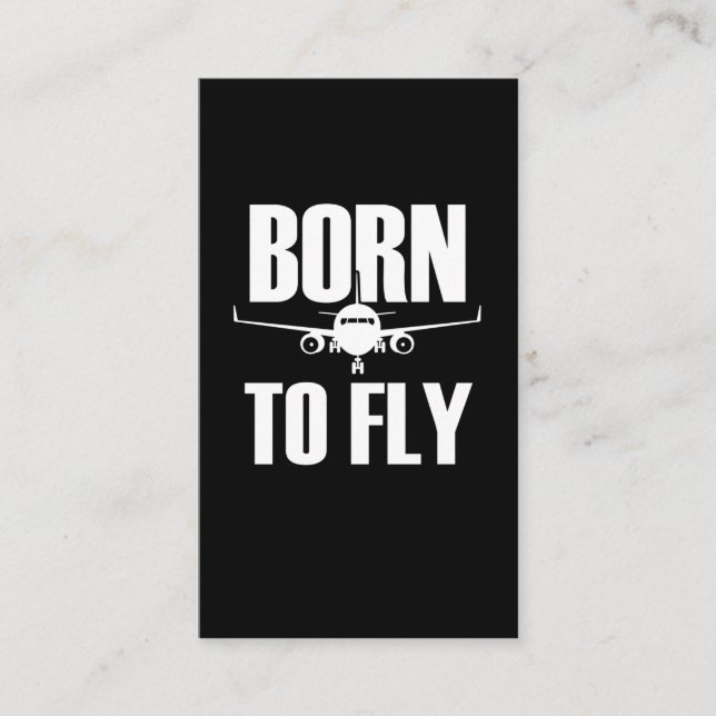 Pilot Fliegerflugzeug Liebe Funny Pilots Visitenkarte (Vorderseite)