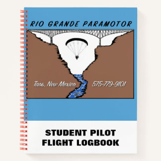 Pilot-Flugbuch für Rio Grande Paramotor Notizbuch