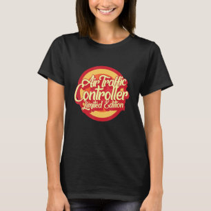 Pilot Fluglotse Retro ATC Luftfahrt F T-Shirt