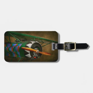 Pilot - Flugzeug - deutscher WW1 Kämpfer - Fokker Gepäckanhänger