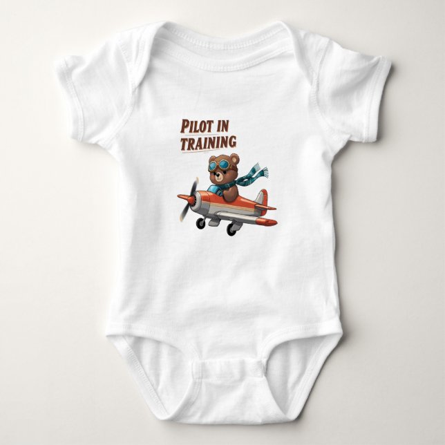 Pilot für das Training von Baby Outfit - Niedliche Strampler (Vorderseite)