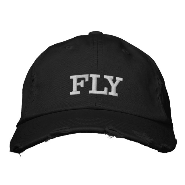 Pilot für Überflugreisen Bestickte Baseballkappe (Vorderseite)