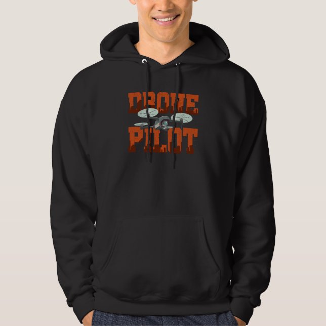 Pilot Graphic Drone Flying Quadcopter Pilot RC Dro Hoodie (Vorderseite)