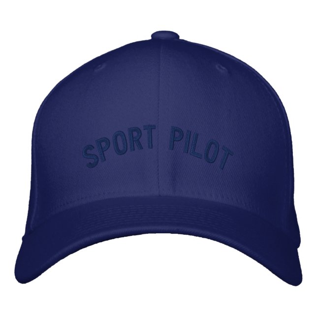 Pilot-Hat Bestickte Kappe (Vorderseite)