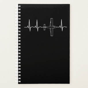 Pilot-Heartbeat-Geschenk für Flugzeuge Planer