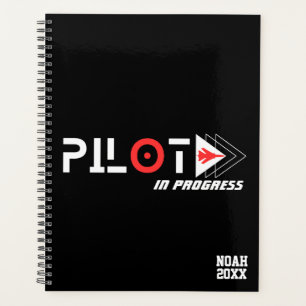 Pilot in Ausbildung & Flugzeug, Einfach Modern, Be Planer