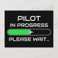 Pilot in Ausbildung Lustige Luftfahrt Fliegerschul