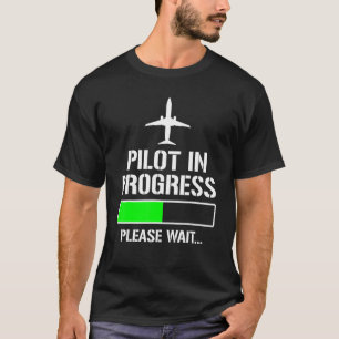 Pilot in der Funny Flight School T-Shirt
