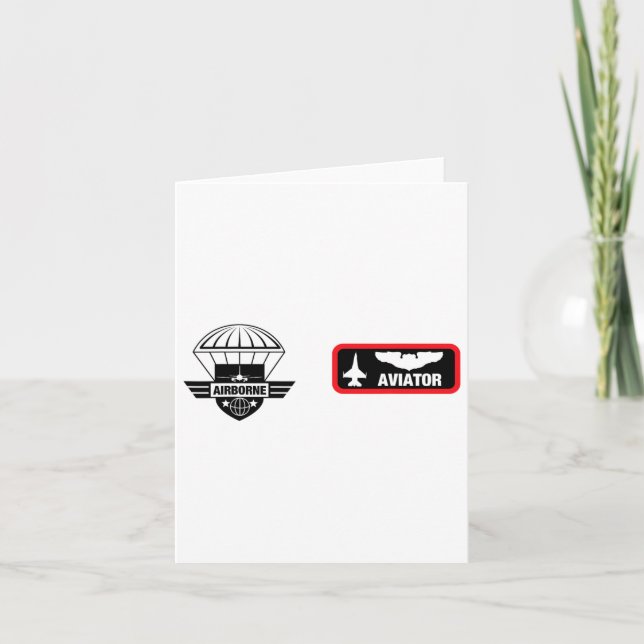 Pilot-Kampfflugzeug des militärischen Aviators, Ha Karte (Vorderseite)