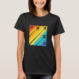 Pilot Kommerzieller Flugzeuge Luftfahrzeuge Luftfa T-Shirt