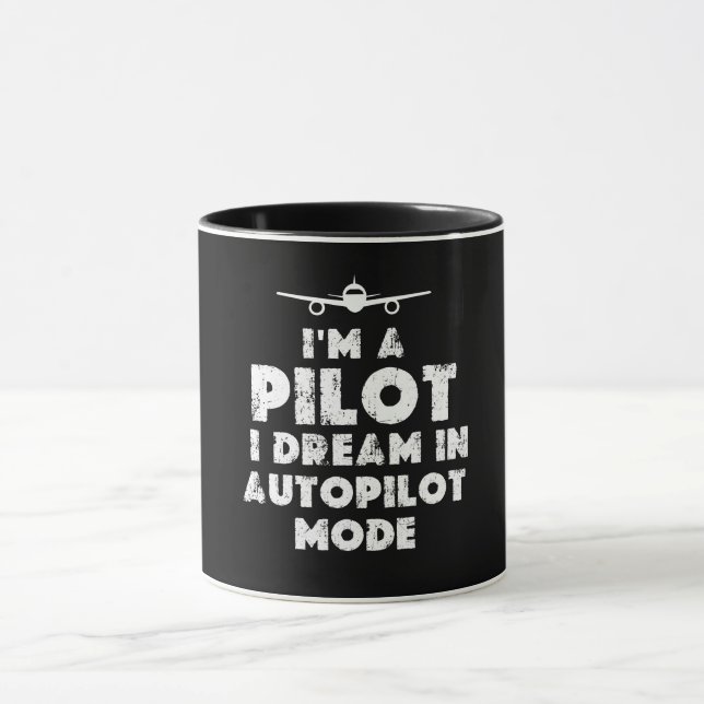 Pilot lustig tasse (Zentrum)