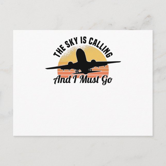 Pilot Motor Flyer Sprichwort Hobbrückilot Postkarte (Vorderseite)