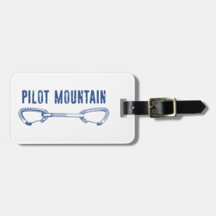 Pilot Mountain North Carolina Klettern Quickdraw Gepäckanhänger