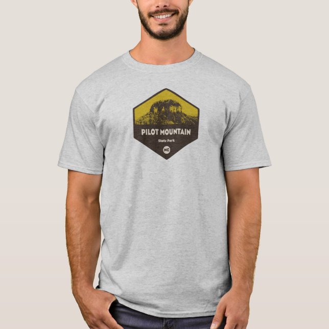 Pilot Mountain Staat Park North Carolina T-Shirt (Vorderseite)