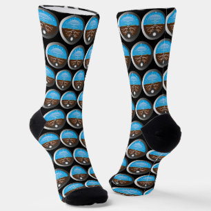 Pilot und Kapitän Gyro Fluggeräte Socken