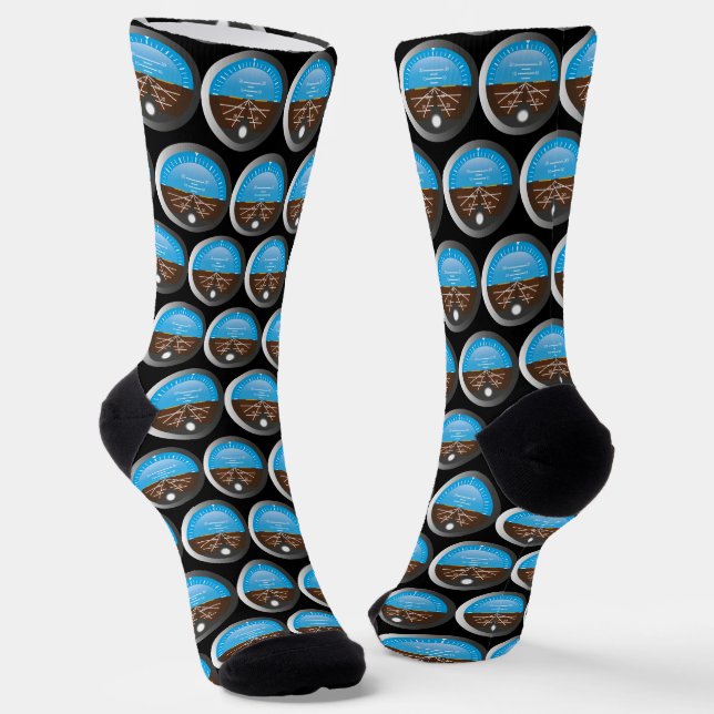Pilot und Kapitän Gyro Fluggeräte Socken (Gewinkelt)