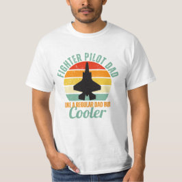 Pilot-Vater F-35 für Retro-Kämpfer T-Shirt