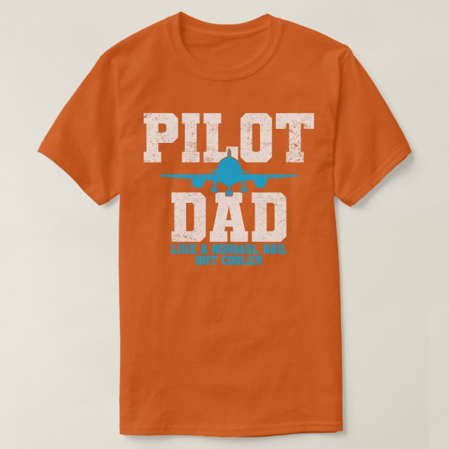 Pilot Vater Vintag T-Shirt (Design vorne)