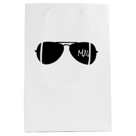 Pilot von Aviator-Sonnenbrillen INITIALS Flugzeuge Mittlere Geschenktüte