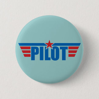 Pilot Wings Abzeichen - Luftfahrt Button