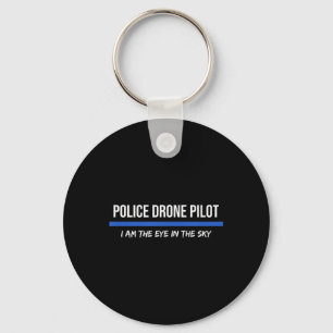 Pilotakteur für Polizeidroge Schlüsselanhänger