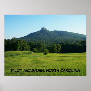 PILOTBERG, NORDKAROLINA POSTER