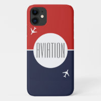 Pilote avion aviation volant iPhone 11 Coque