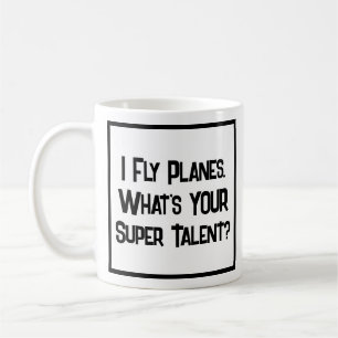 Pilote de ligne Super Talent. Café Mug