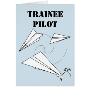 Pilote d'entraînement, Air Cadet, Paper Airplane