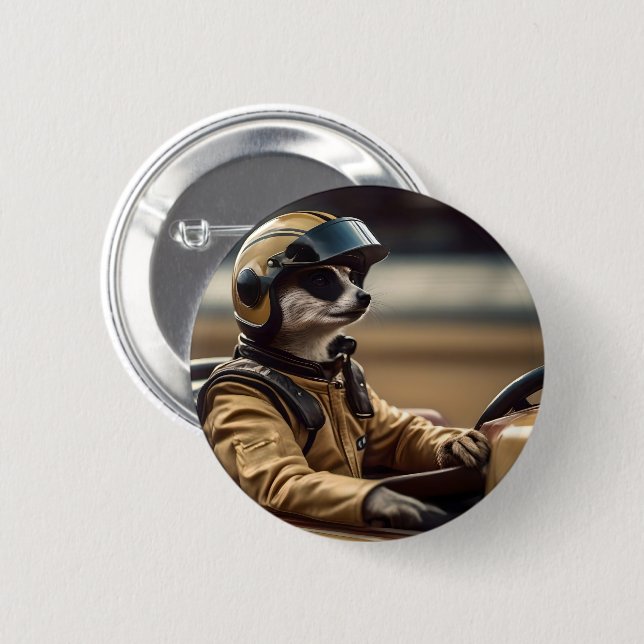 Pilote professionnel de course Meerkat, badge (Devant & derrière)