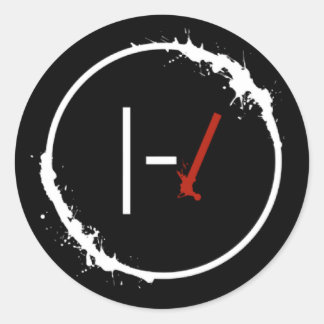 Piloten-21 Runder Aufkleber