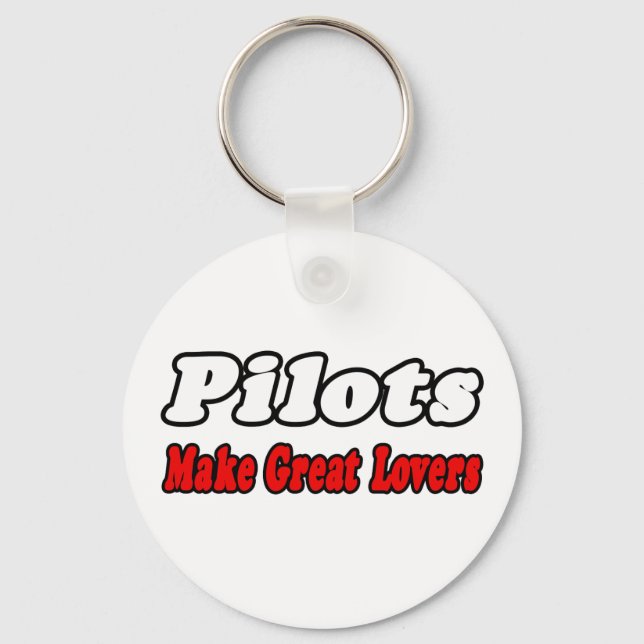 Piloten machen große Liebe Schlüsselanhänger (Vorderseite)