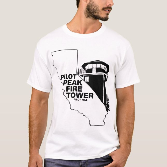 Pilotengipfel Feuerturm Ausblick T - Shirt (Vorderseite)