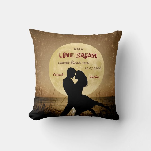 Pilotez-moi au coussin de cadeau de lune (Recto)