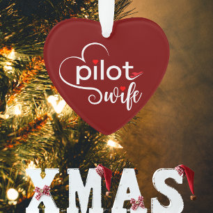 Pilotfrau-Typografie & Flugzeug einfach, minimalis Ornament