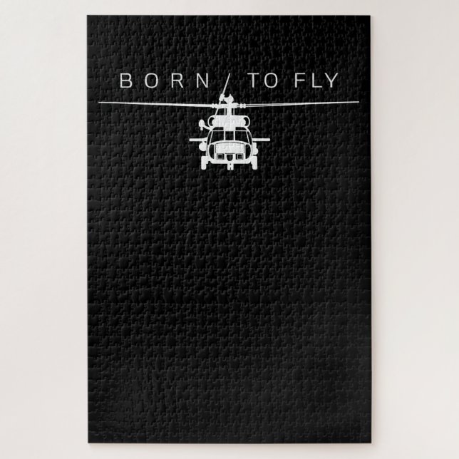 Pilotgeschenk für den Piloten eines Militärhubschr (Vertikal)