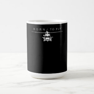 Pilotgeschenk für den Piloten eines Militärhubschr Kaffeetasse