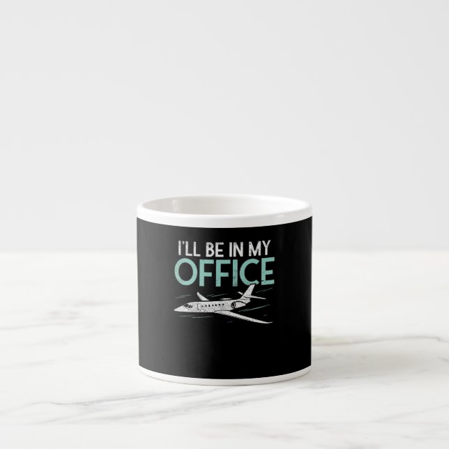Pilotgeschenke für Luftfahrt - ich bin in meinem B Espressotasse (Vorderseite)